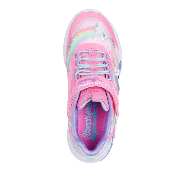 SKECHERS UNICORN CHASER LIGHTS (302298L-PKMT)