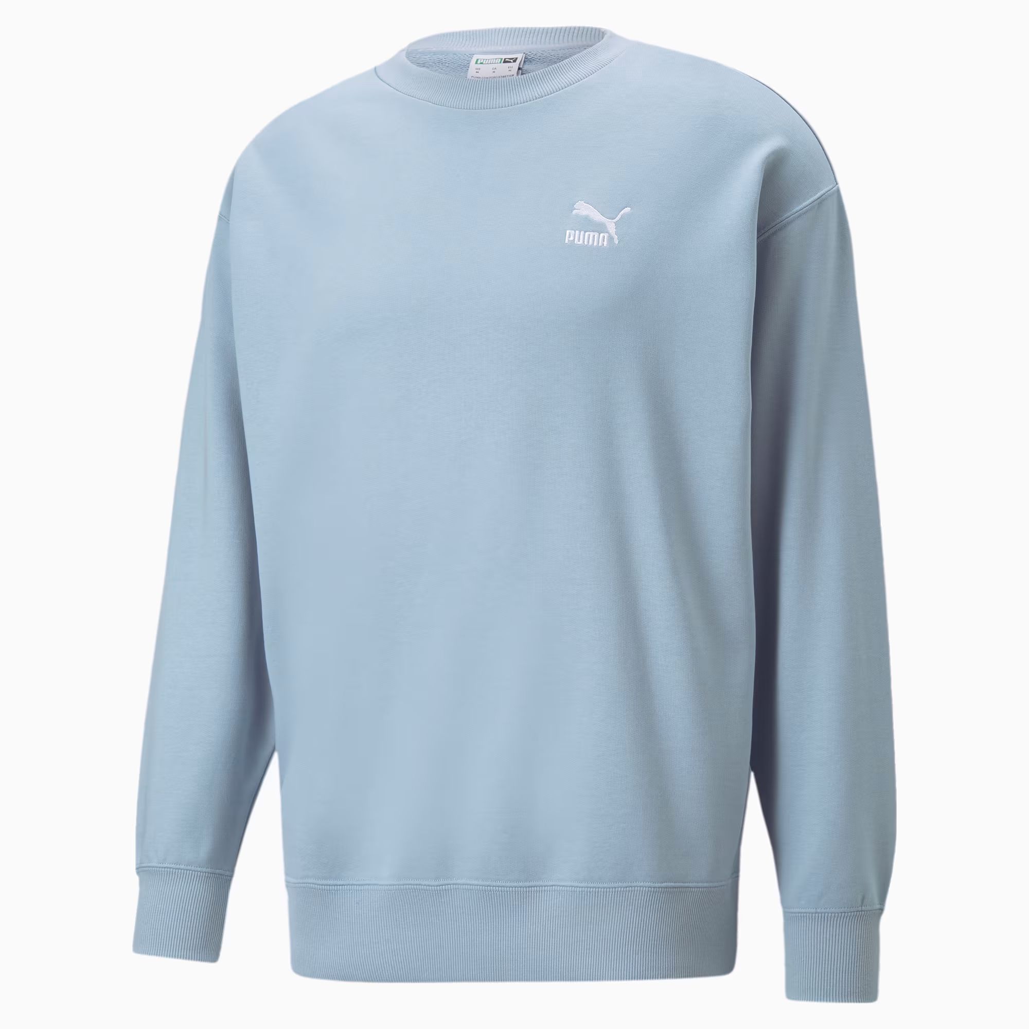 PUMA ESS LOGO OVERSIZED CREW FL HOODIE (685400-34)