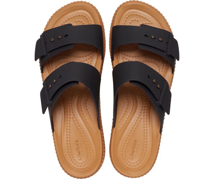 CROCS BROOKLYN WOVEN BUCKLE (209978-001) BLACK