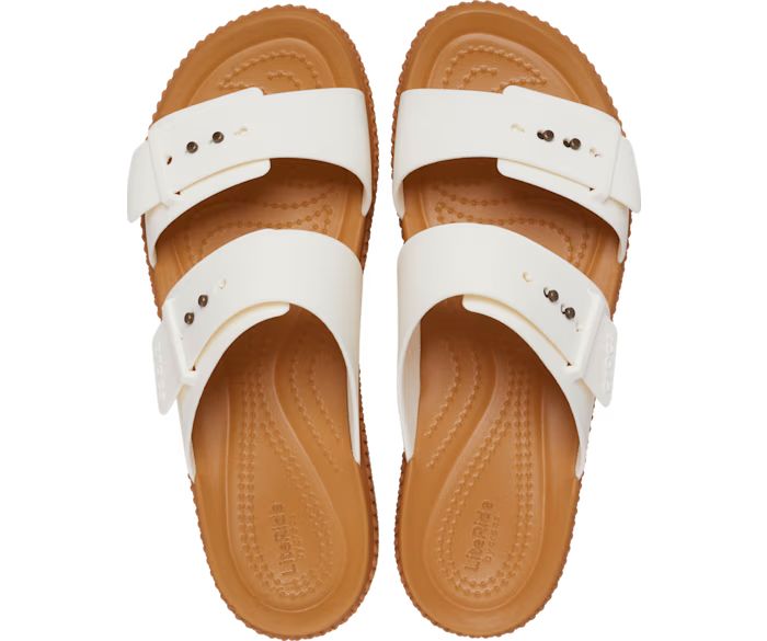 CROCS BROOKLYN WOVEN BUCKLE (209978-0WV) CHALK