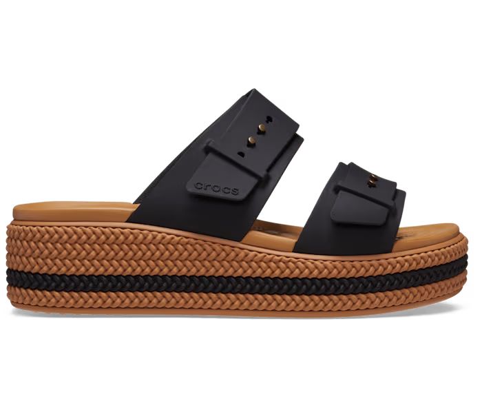 CROCS BROOKLYN WOVEN BUCKLE (209978-001) BLACK