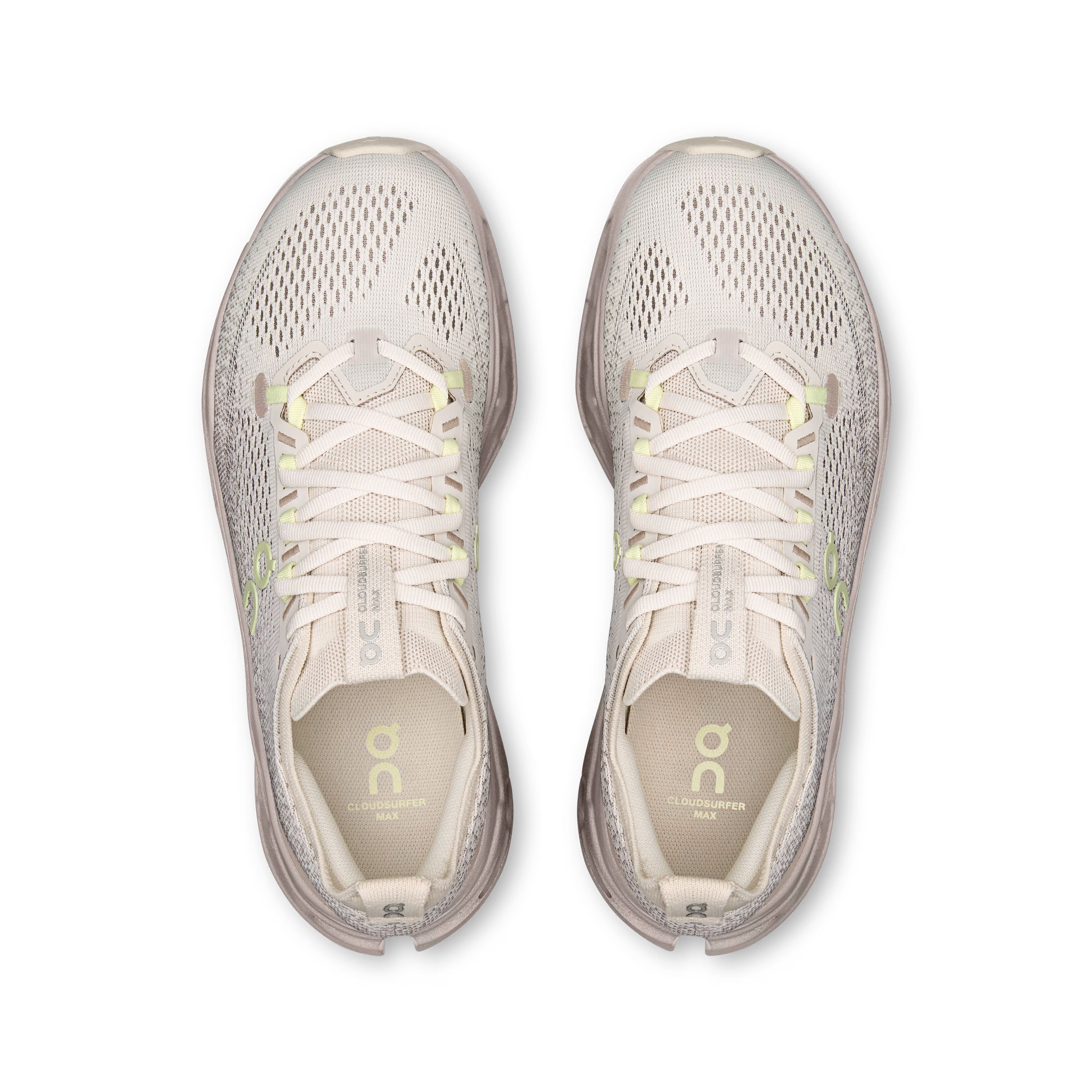 ON CLOUDSURFER MAX (3WF30224729) PELICAN/ LIMELIGHT