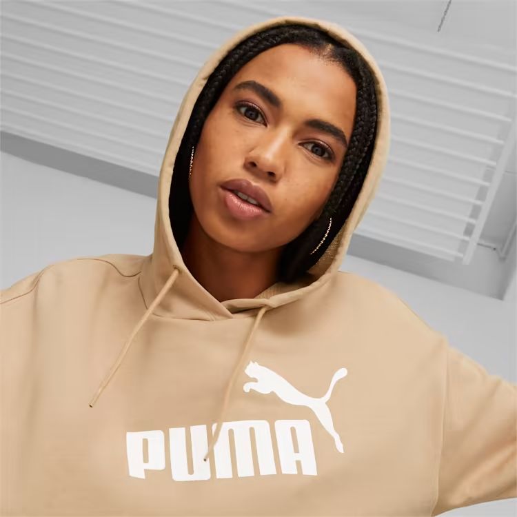 PUMA  CROPPED LOGO HOODIE (586869-84)