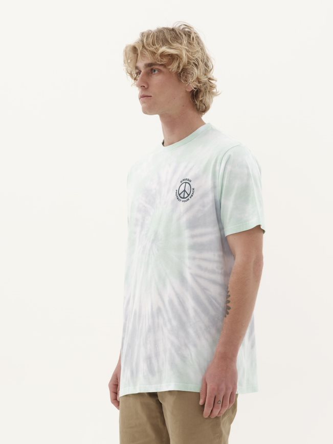 EMERSON TIE DYE T-SHIRT (231.EM33.116 SIEL/ GREEN )