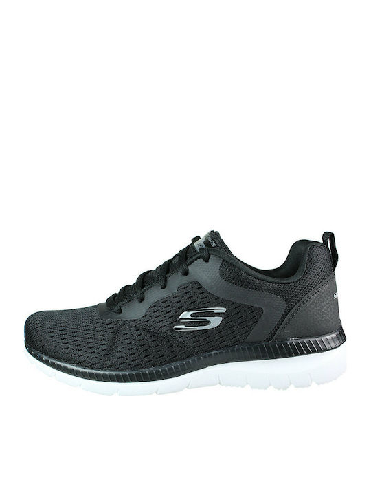 SKECHERS Engineered Mesh Lace-Up (12607-BKW)