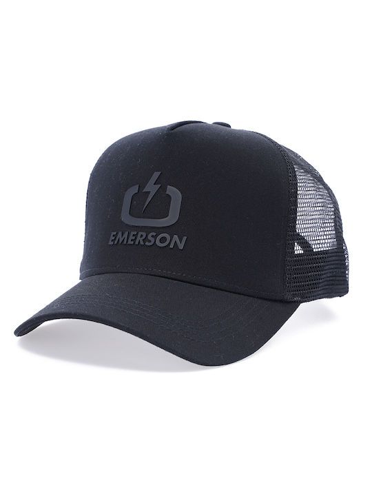 EMERSON TRUCKER CAP (231.EU01.07 BLACK/BLACK)