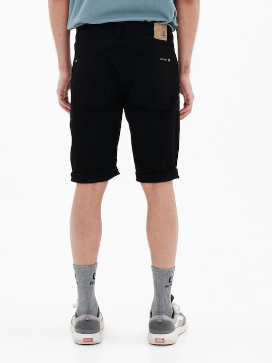 EMERSON STRECH DENIM SHORT (221.EM45.297 BLACK)