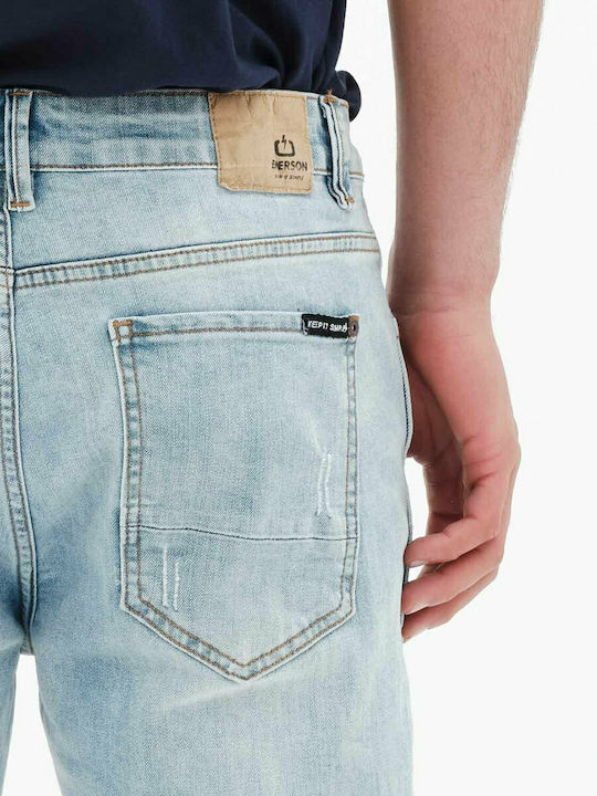 EMERSON STRECH DENIM SHORT (221.EM45.197 LIGHT BLUE)