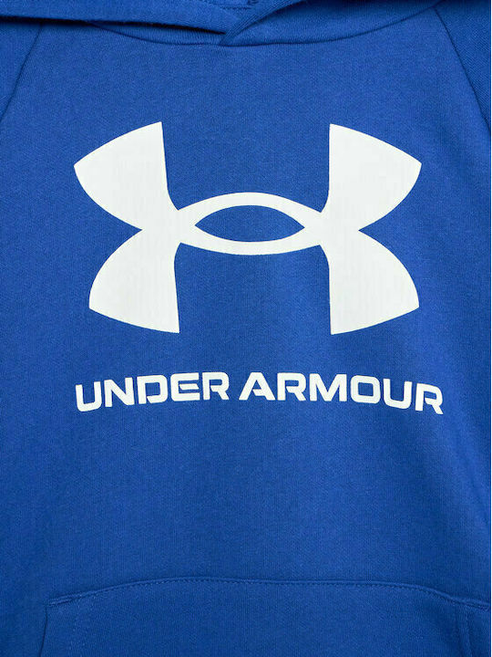 UNDER ARMOUR RIVAL FL LOGO HOODIE (1357585-400)