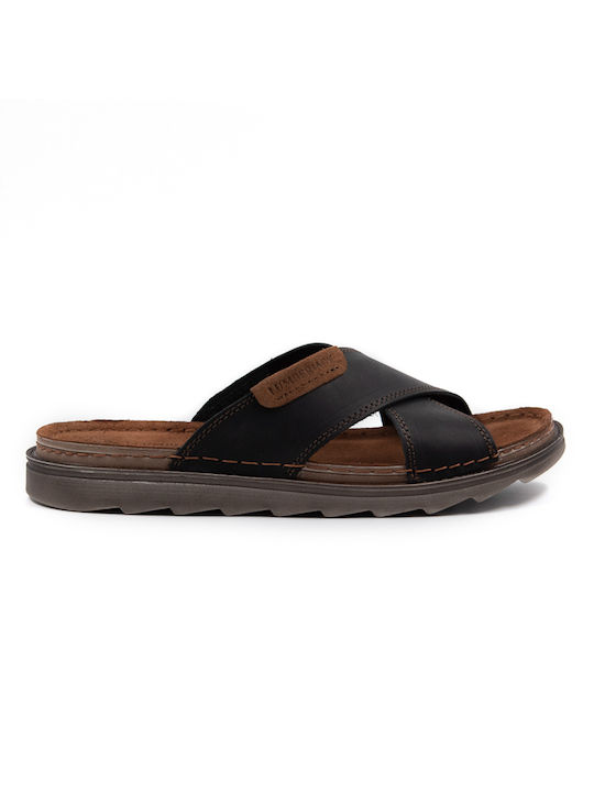 LUMBERJACK ASHER SLIPPER (SMD8806-004-H01 CBOO1 BLACK)