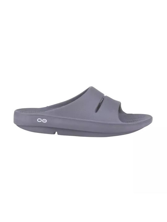 OOFOS OOAHH SLIDE SANDAL SLATE (1094264-SLATE)