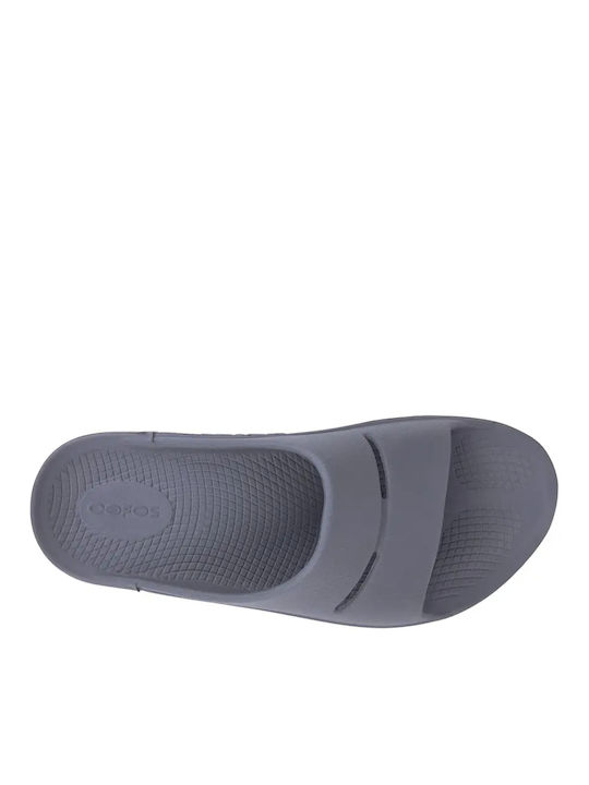 OOFOS OOAHH SLIDE SANDAL SLATE (1094264-SLATE)