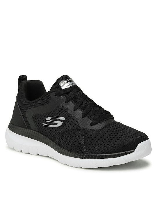 SKECHERS Engineered Mesh Lace-Up (12607-BKW)