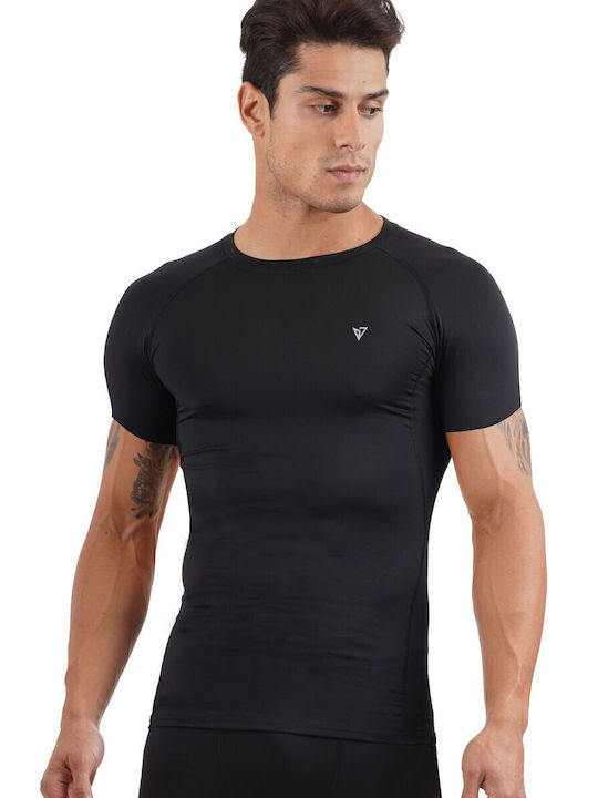 MAGNETIC NORTH COMPRESION SS T-SHIRT (50027-BLACK)
