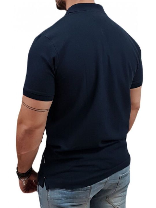 REBASE POLO T-SHIRT (241-RPS-032 NAVY)