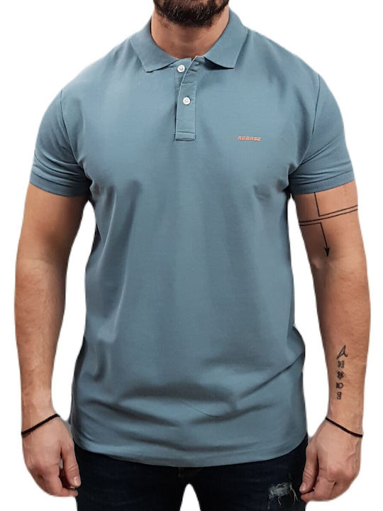 REBASE POLO T-SHIRT (241-RPS-032 LT BLUE)