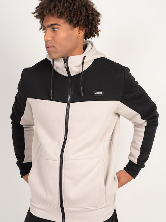 REBASE Hoodie Full Zip (232.RTOP-101-BLACK/ICE)