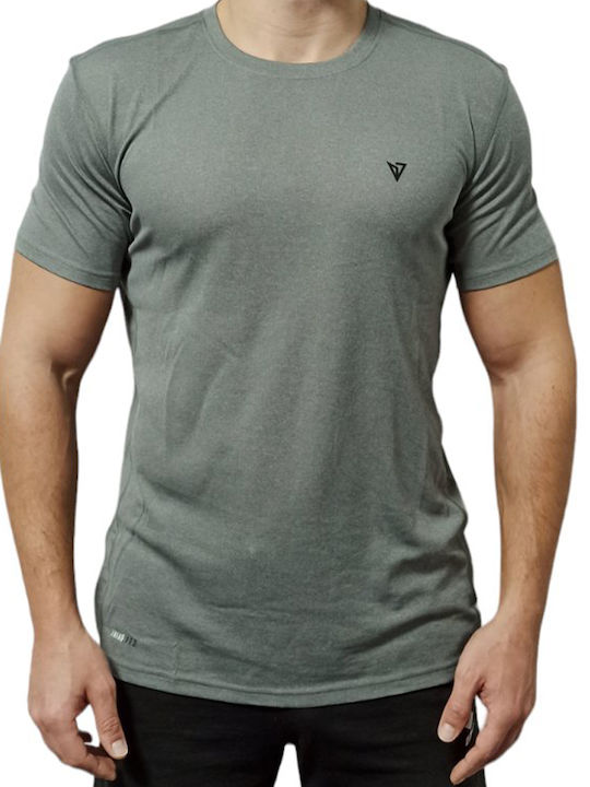 MAGNETIC NORTH  DUAL PRO T-SHIRT (24002-PENCIL MELANGE)