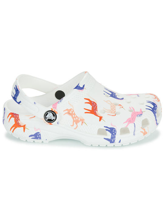 CROCS CLASSIC CHARACTER PRINT CLOG (209695-9CD) UNICORN