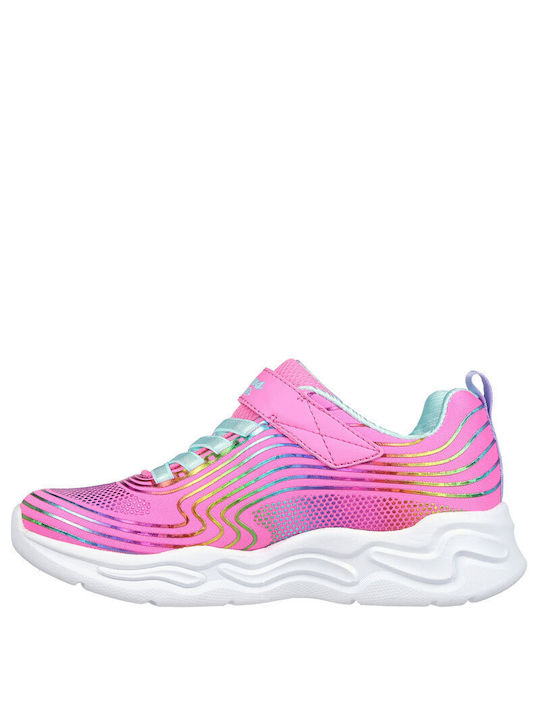 SKECHERS WAVY BEAMS LIGHTS (302338L-PKMT)