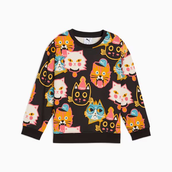 PUMA MINICATS MOODY CAT AOP CREW SET (633405-01)