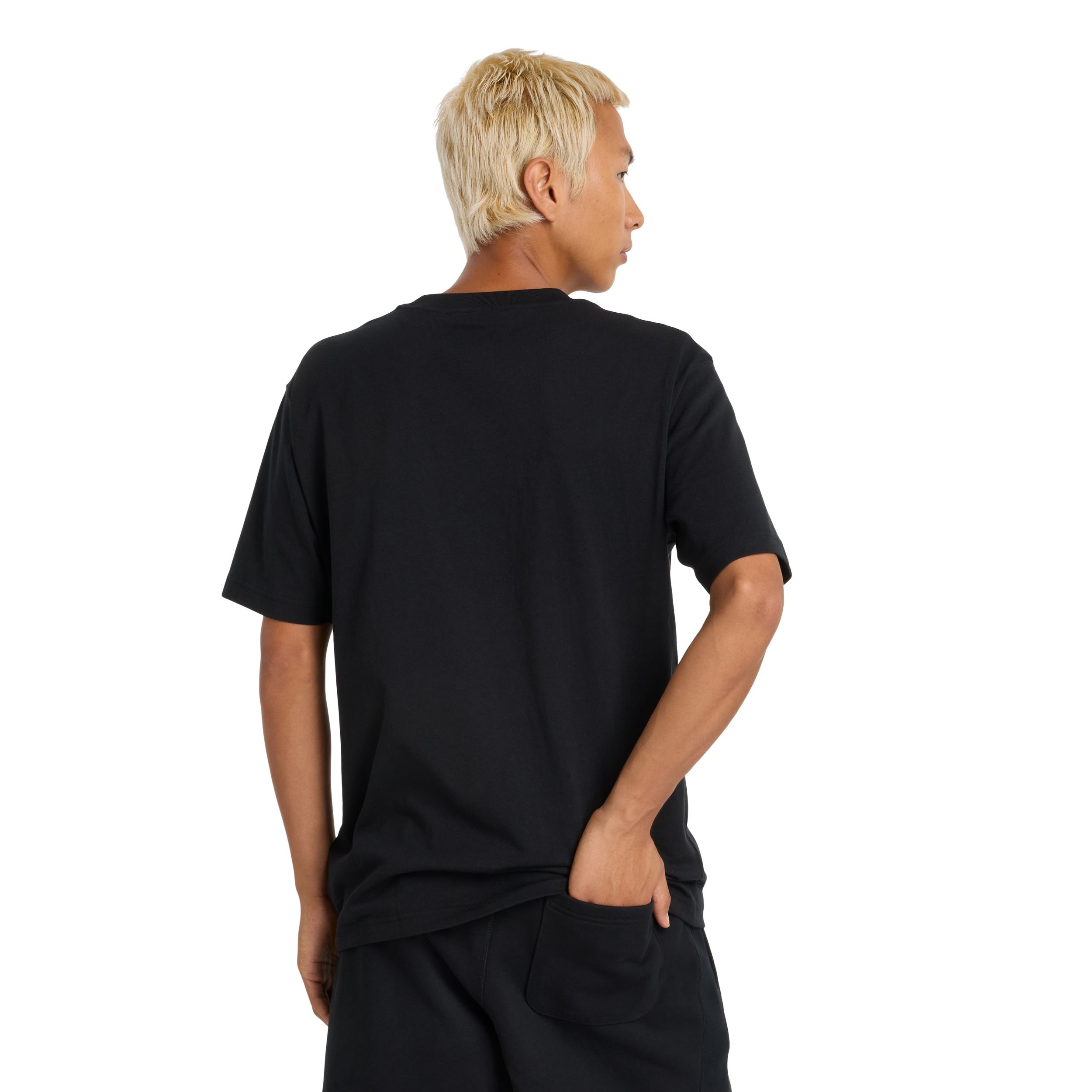 NEW BALANCE ATHLETIC LOGO TEE (M51500BK)