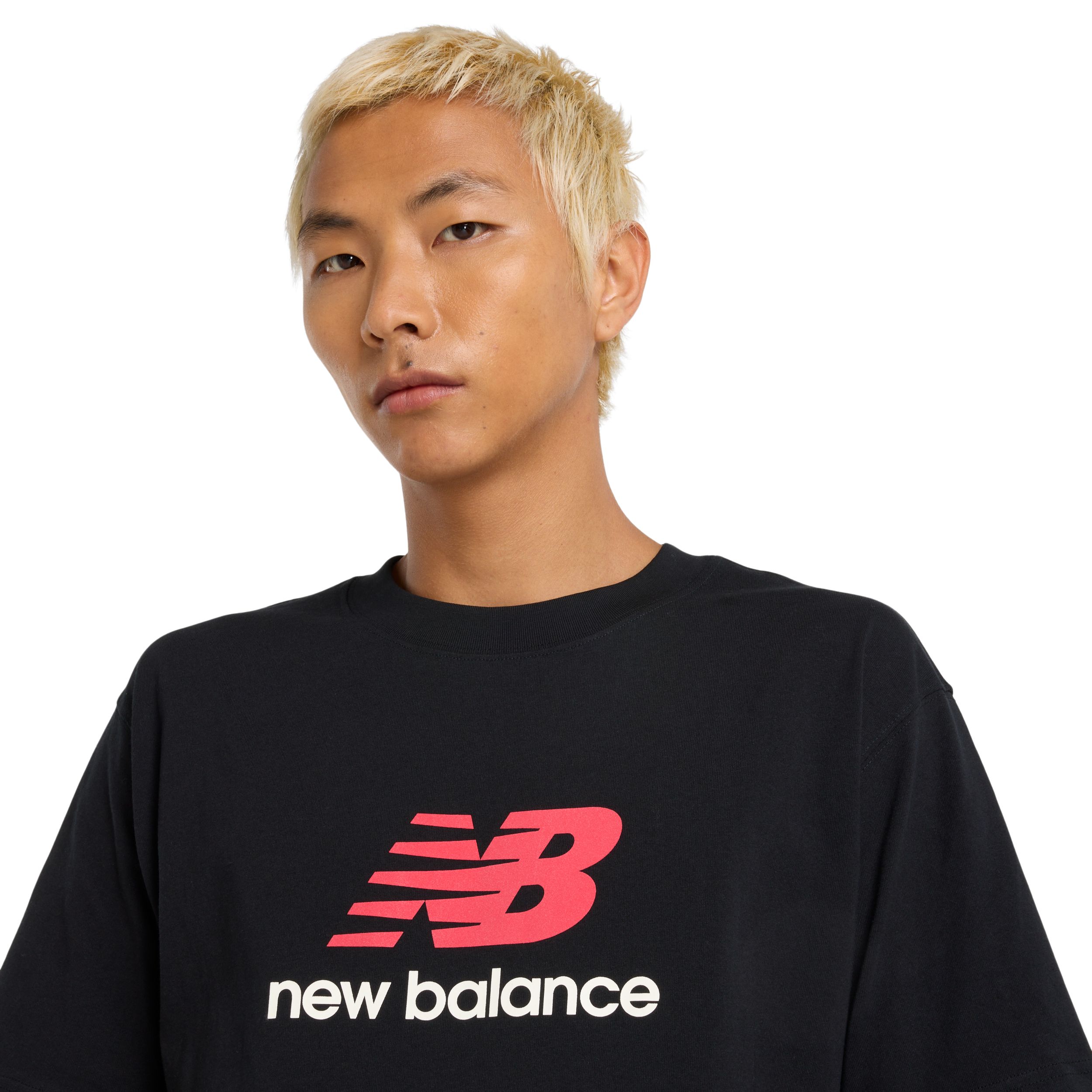 NEW BALANCE ATHLETIC LOGO TEE (M51500BK)