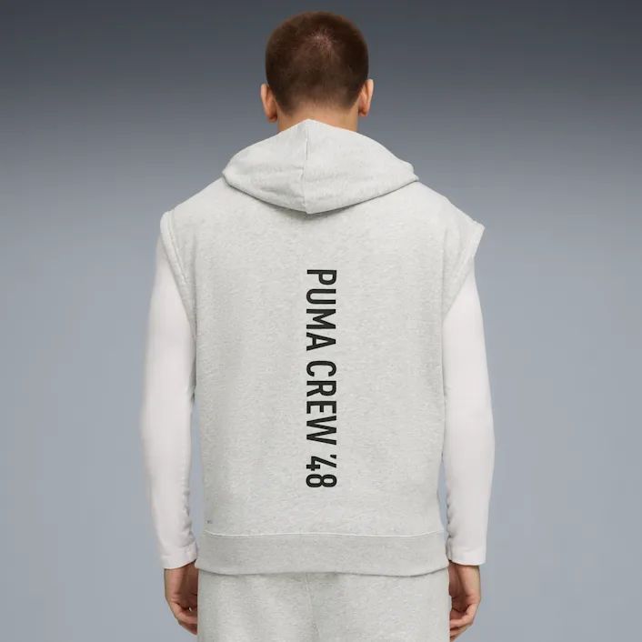 PUMA GRAPHIC FT SLEEVLESS HOODIE (527839-04)