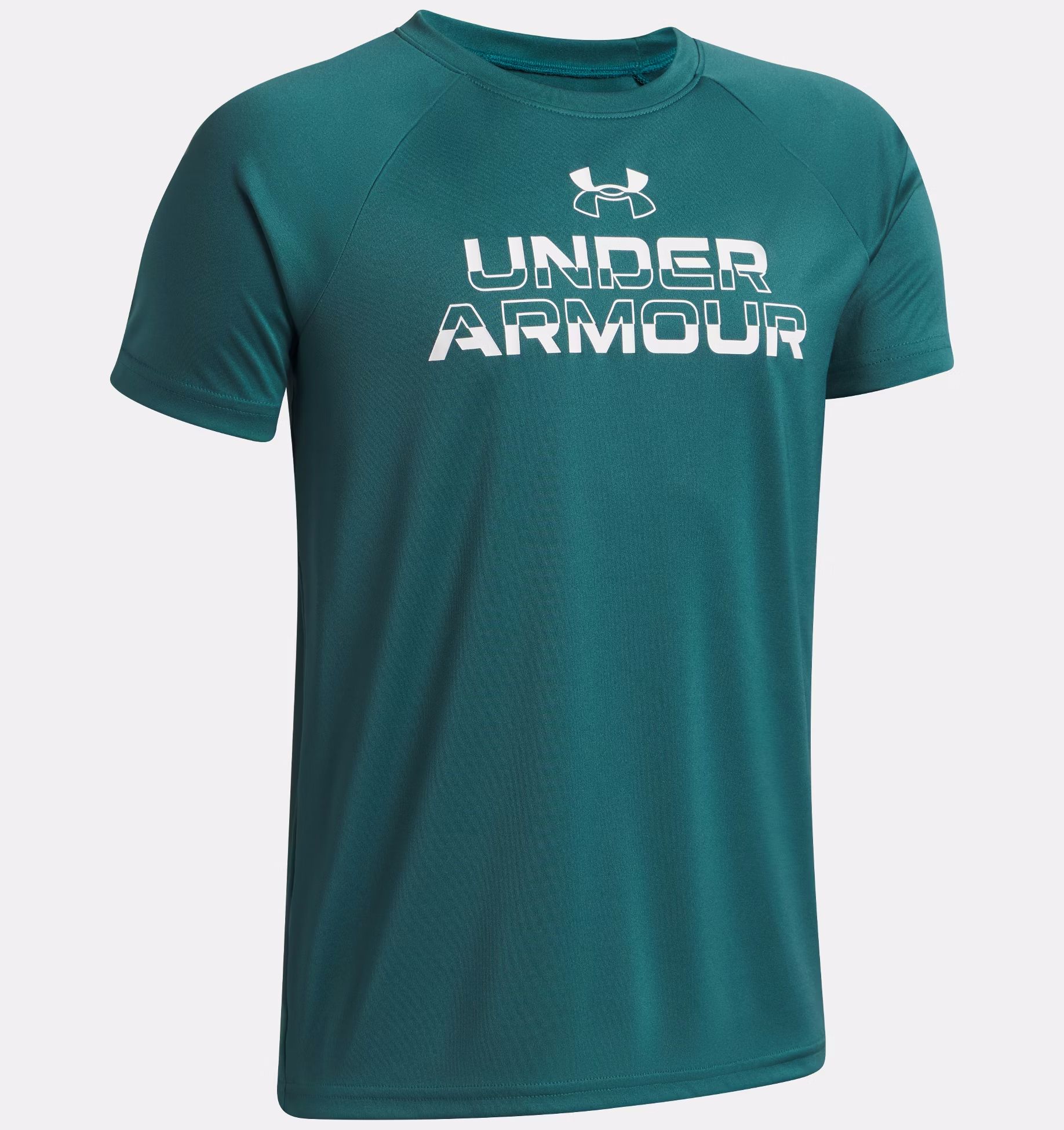 UNDER ARMOUR TECH SPLIT WordmarkSS TEE BOYS (1383010-338)