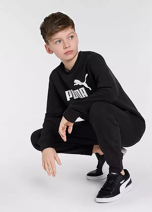 PUMA ESS Logo CREW TRACKSUIT FL BOYS (689721-01)