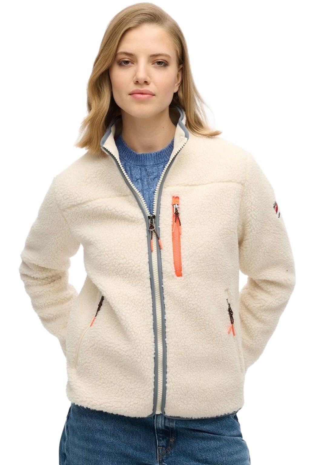 SUPERDRY OUTDOOR FULL ZIP FL HOODIE (W2012340A-39E)