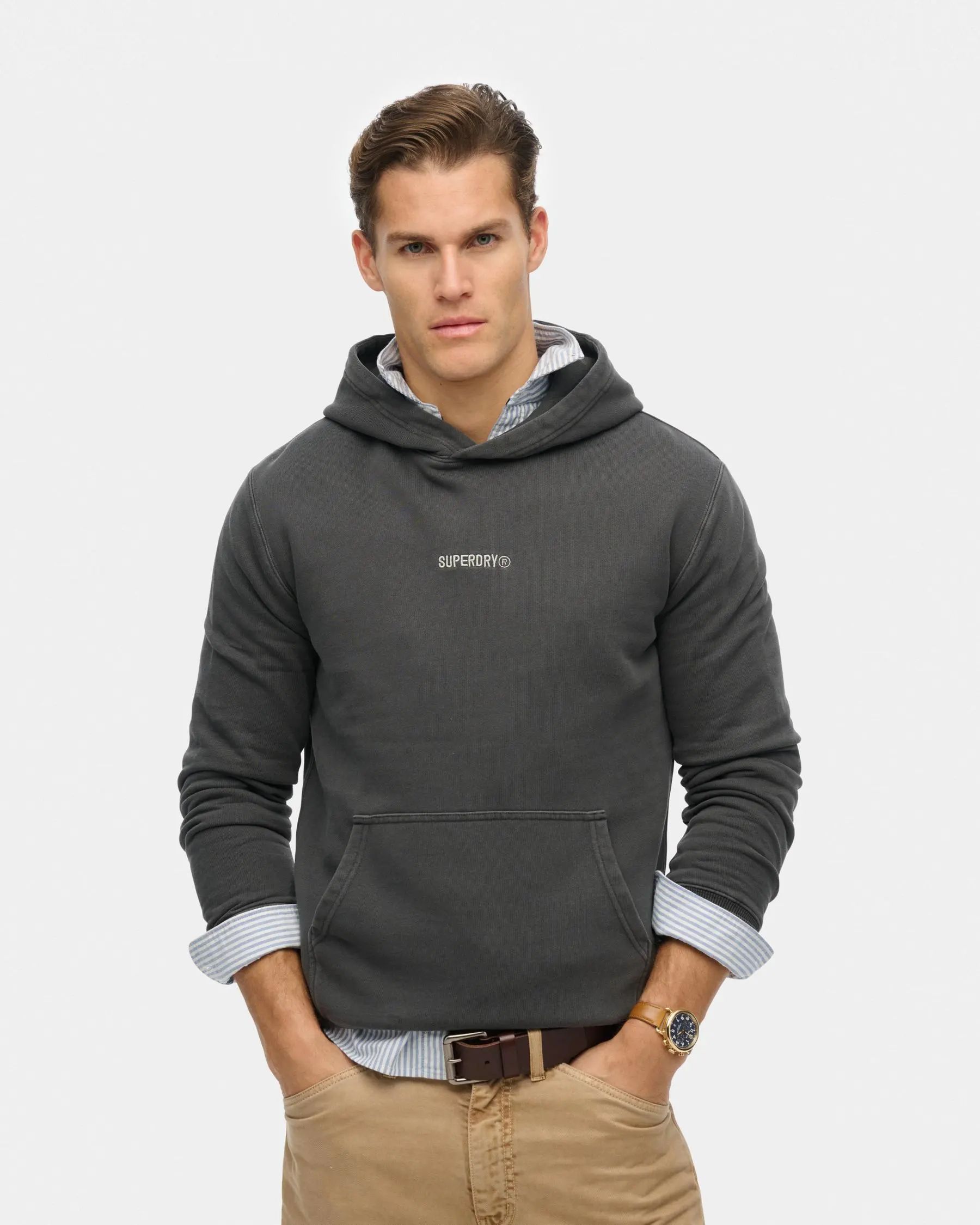 SUPERDRY MICRO LOGO  HOODIE (M2014031A-AFB)