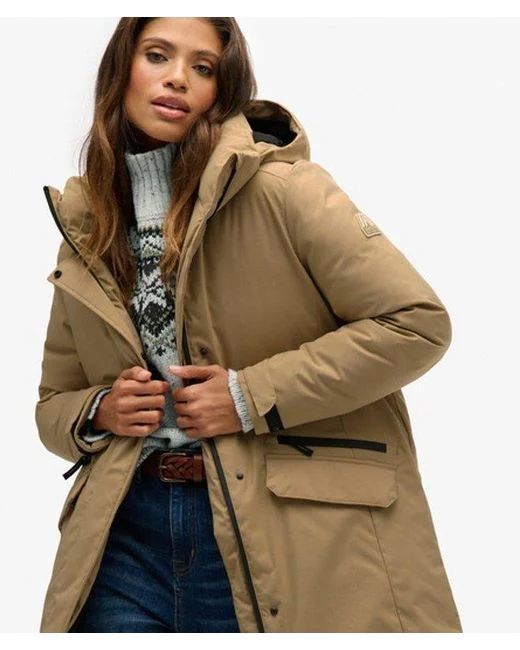 SUPERDRY STUD CITY FISHTAIL PARKA  JKT (W5011983A-H8B)