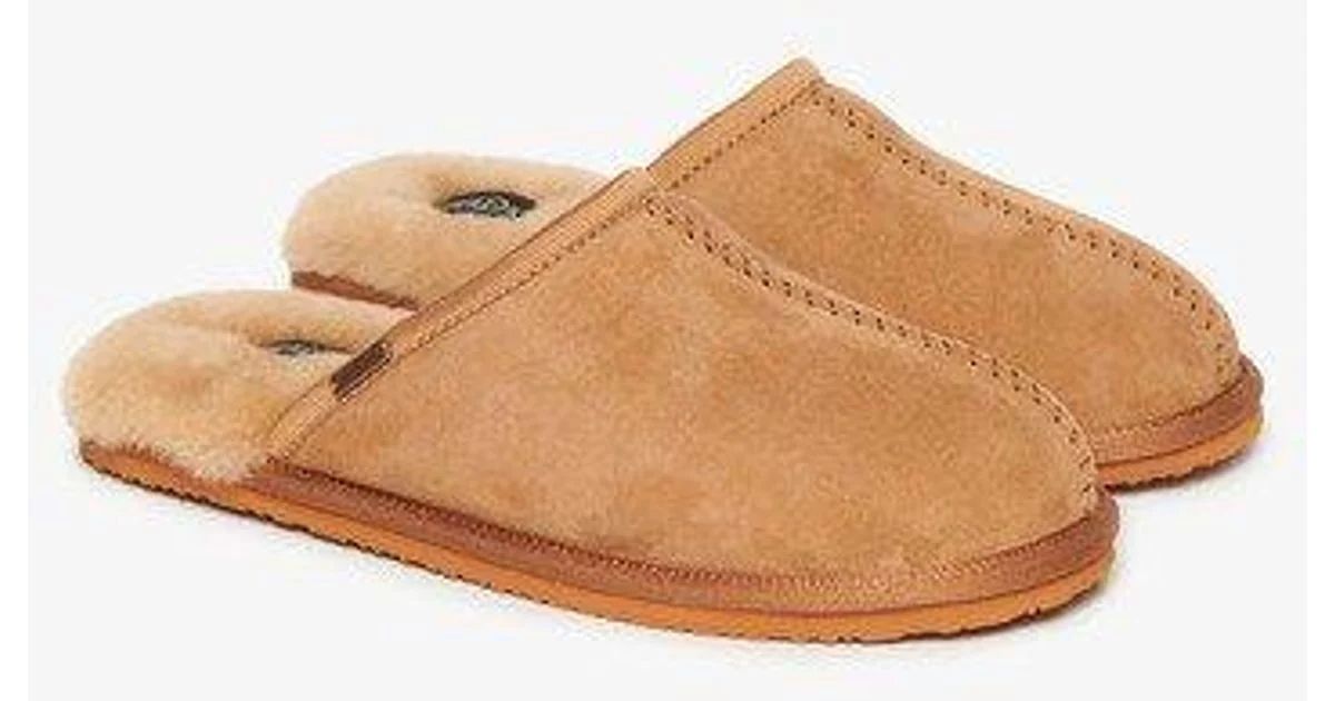 SUPERDRY FAUX SUEDE MULE SLIPPER (MF110279A-20O)