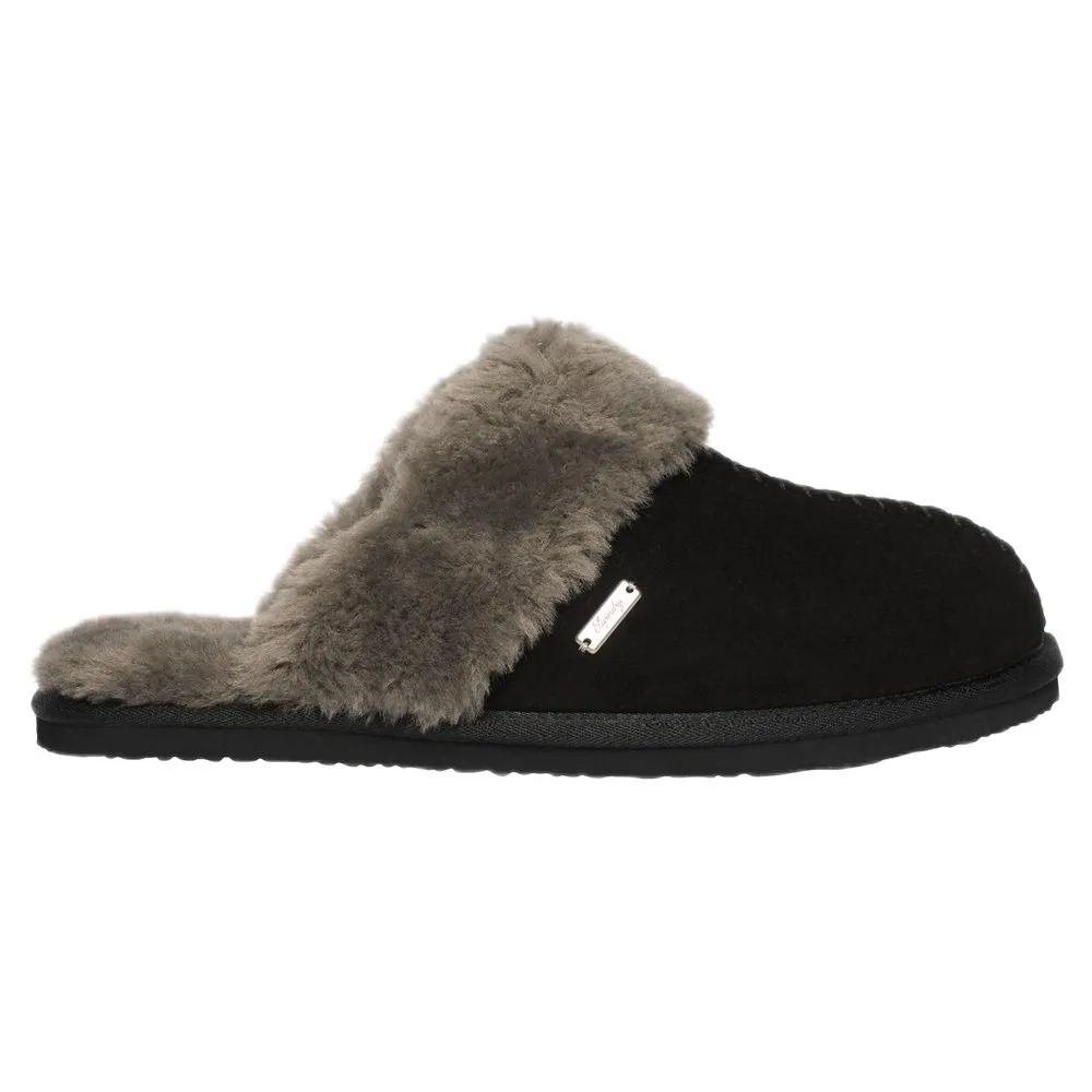 SUPERDRY FAUX SUEDE MULE SLIPPER (WF110307A-55A)