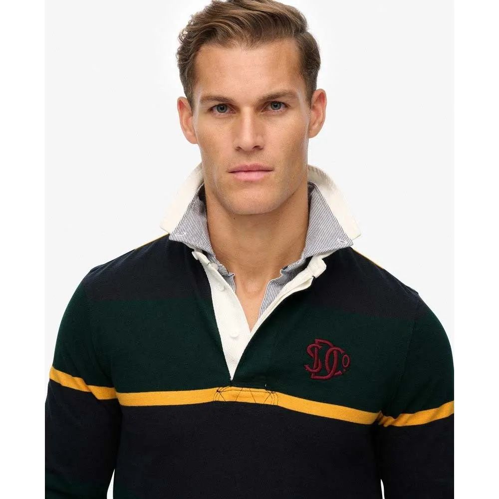 SUPERDRY VINTAGE ATHL STRIPE RUGBY TEE (M6010909A-3SP)