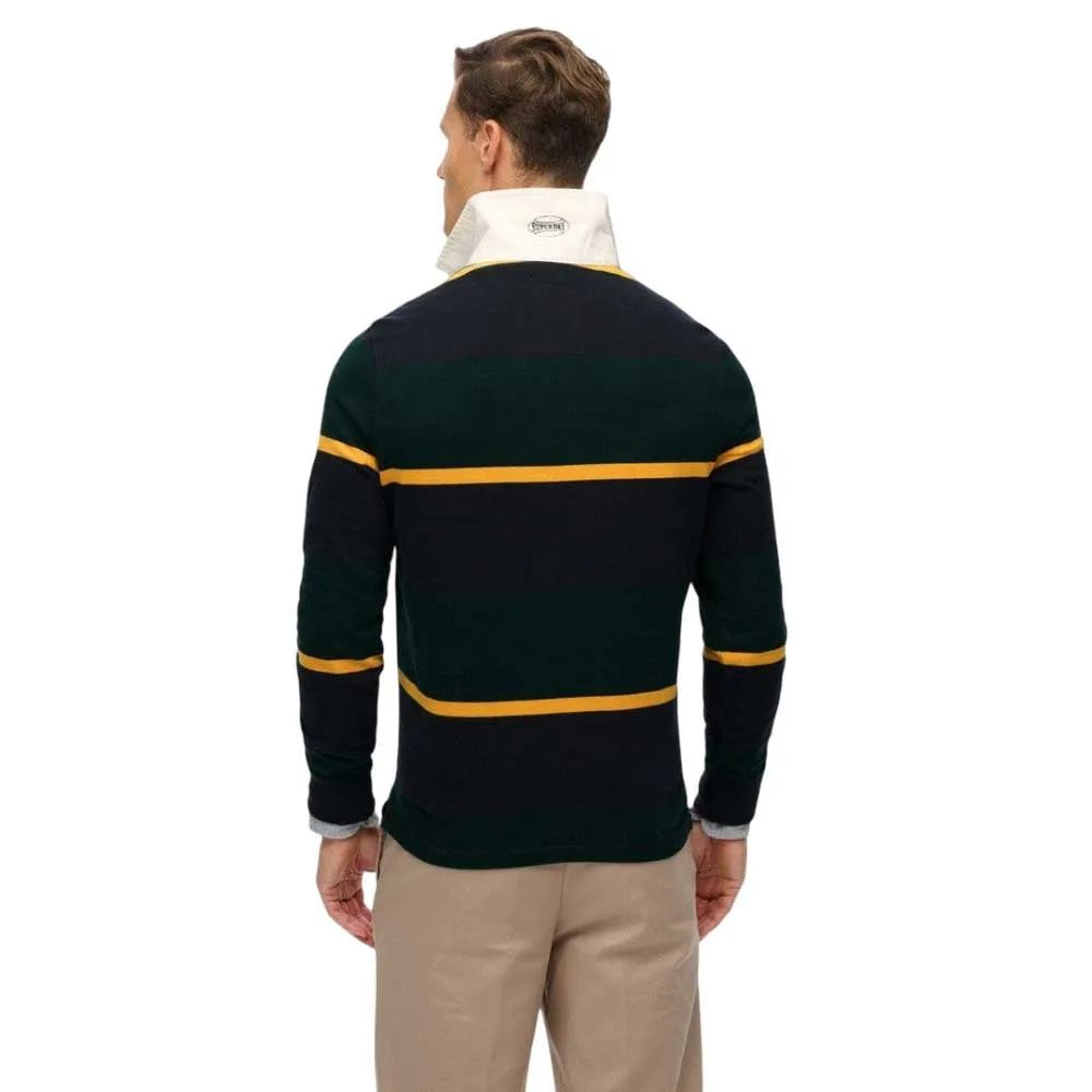 SUPERDRY VINTAGE ATHL STRIPE RUGBY TEE (M6010909A-3SP)