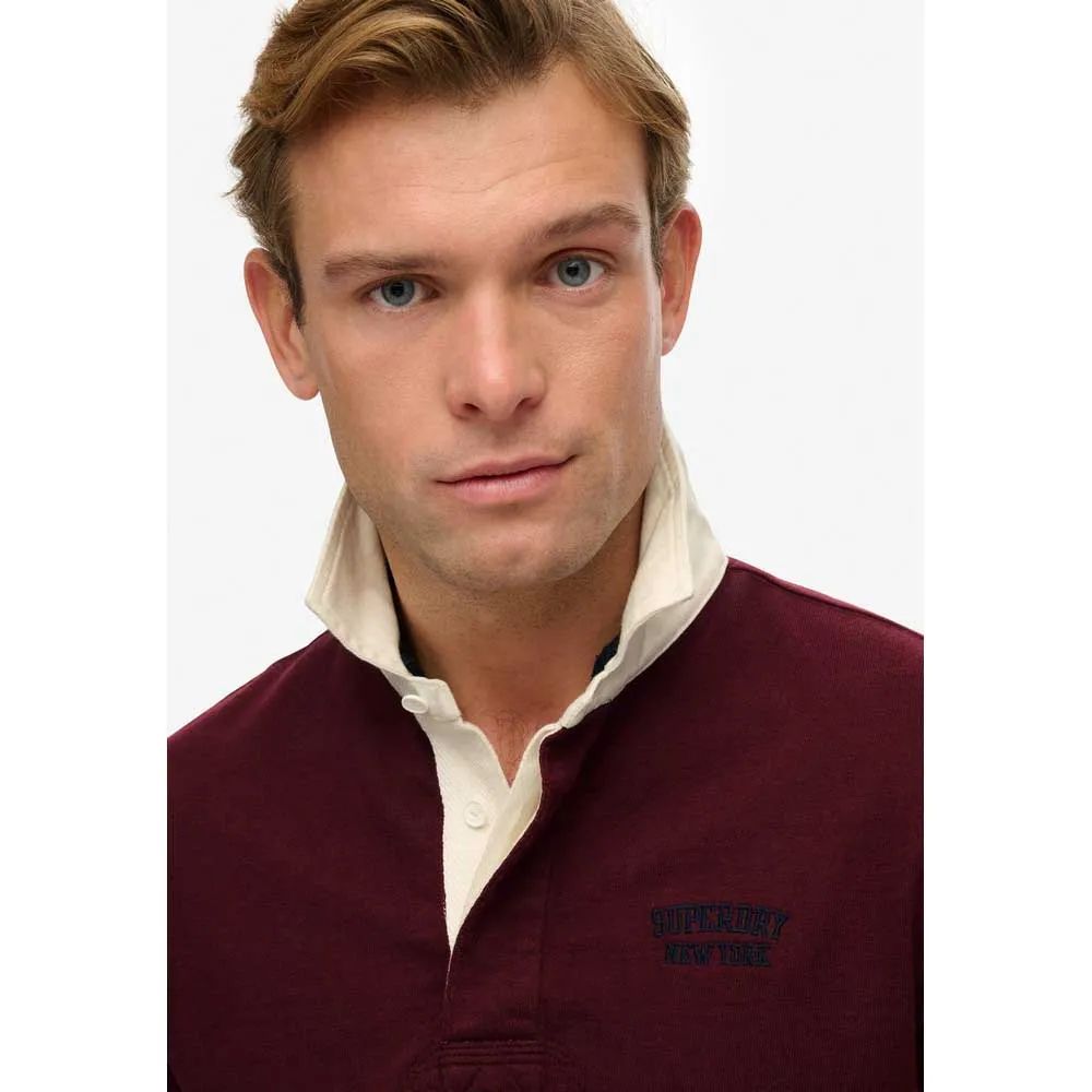 SUPERDRY VINTAGE ATHL STRIPE RUGBY TEE (M6010909A-H9V)