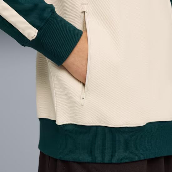 PUMA  T7 RELAXED WING COLAR JAQUARD TRACK JKT (632994-87)