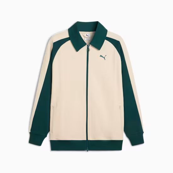 PUMA  T7 RELAXED WING COLAR JAQUARD TRACK JKT (632994-87)