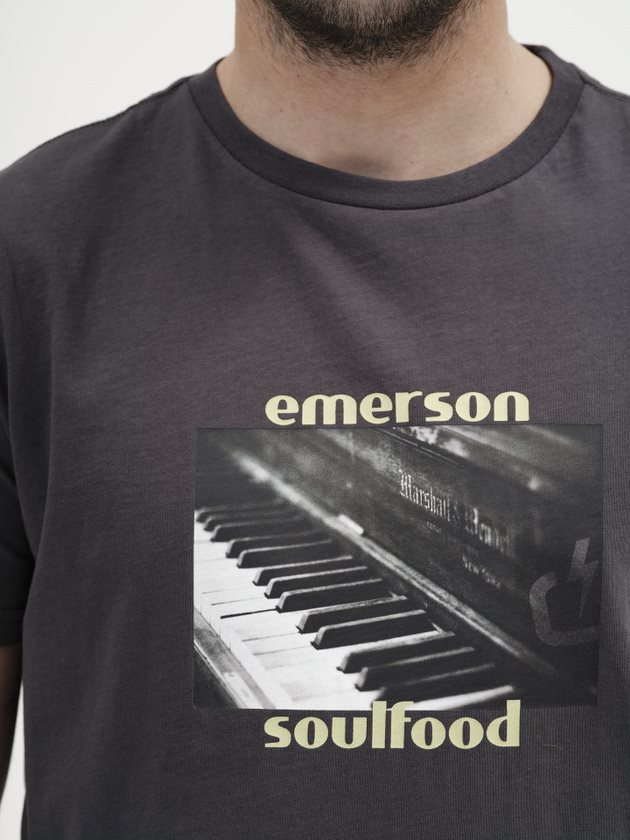 EMERSON T-SHIRT (211.EM33.74 OFF BLACK)