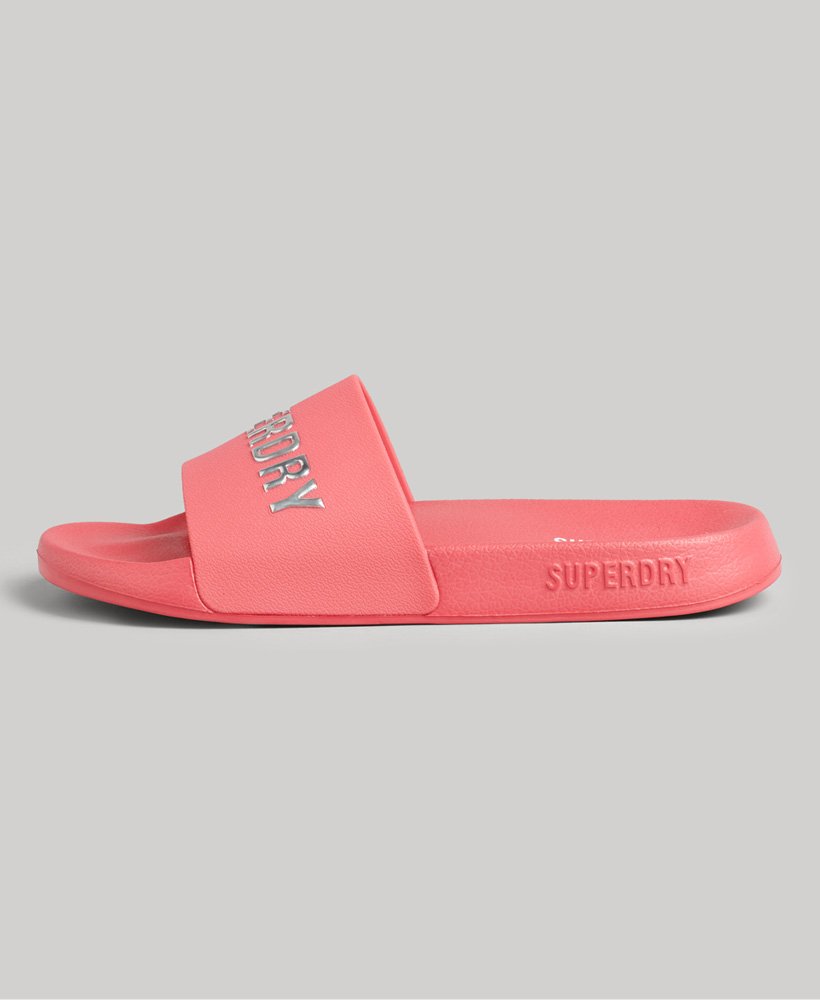 SUPERDRY CORE LOGO VEGAN POOL SLIDE (WF310185A-WQ9)