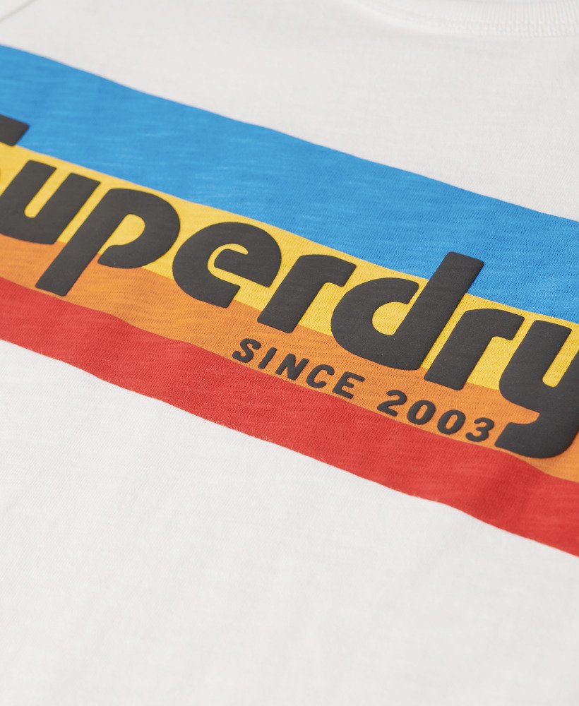 SUPERDRY CALI STRIPPED LOGO VEST T-SHIRT (M6010816A-1ZX)