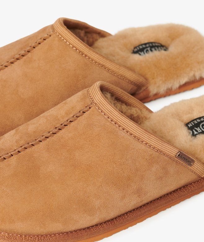 SUPERDRY FAUX SUEDE MULE SLIPPER (MF110279A-20O)