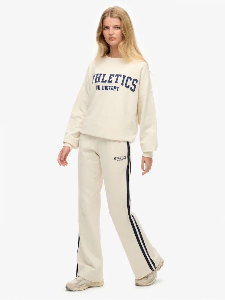 SUPERDRY ATHL STRIPE FLARE PANT (W7011279A-8ML)