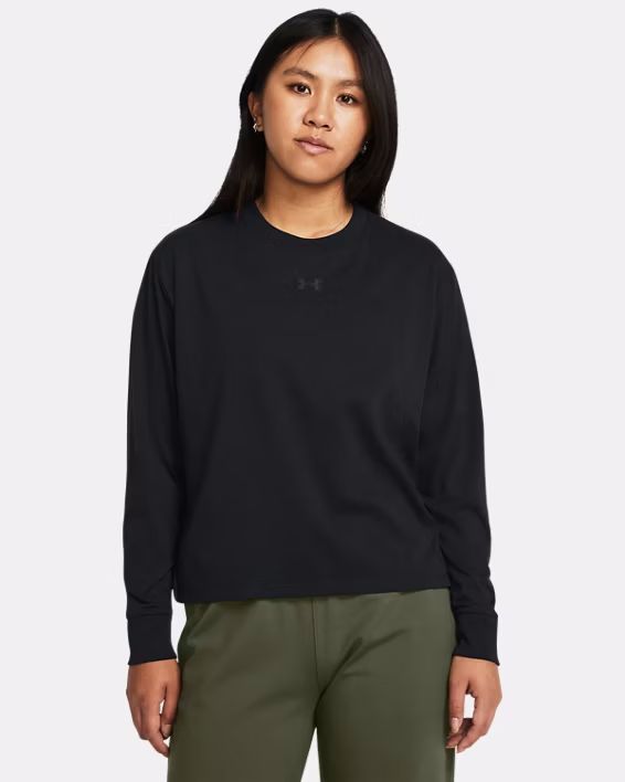 UNDER ARMOUR W BOXY LS TEE (1387314-001)