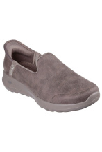 SKECHERS Go Walk Joy LEATHER SLIP INS (124665-BRN)