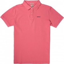 EMERSON GARMED DYED POLO T-SHIRT (211.EM35.71 GD CORAL PINK)