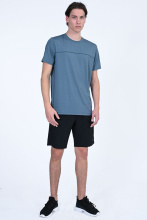 MAGNETIC NORTH MENS ULTRA BOOST TEE (A51003-BLUE MELANGE)