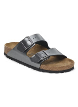 BIRKENSTOCK ARIZONA BF METALLIC BLACK  (1029224) NARROW